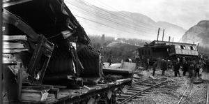 Accident de train 1915