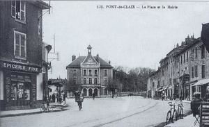 Marie, épicerie et tramway 1912