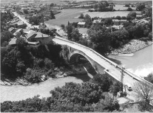 Pont de lesdiguières vue du ciel 1961