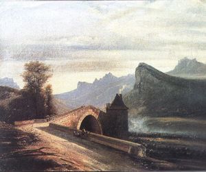 Peinture du pont de lesdiguières 1880
