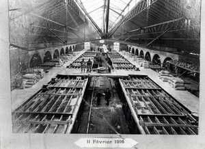 Construction de l'usine de chimie 1915