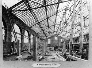 Construction de l'usine de chimie - Intérieur 1915