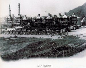 Création centrale électrique 1970
