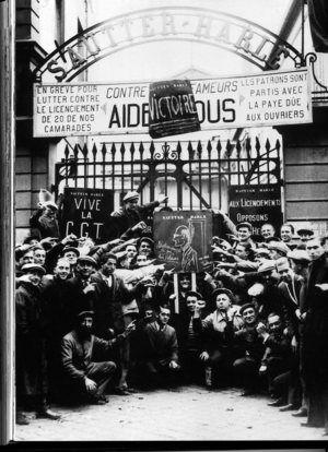 Grève de 1936 à l'usine de chimie 1936