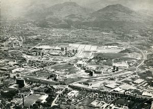 Vue aérienne de la villeneuve 1970