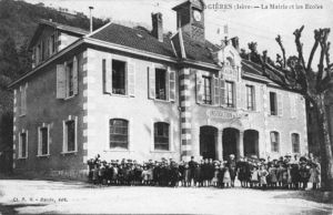 La mairie et les écoles de gières 1910 1910