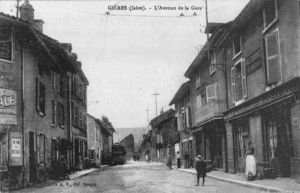 Avenue de la gare de gières 1910