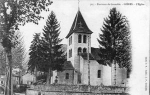 Eglise st Marcel de Gières 1904