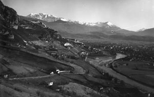 Panoramique sur St Egreve et st Martin le vinoux 1902