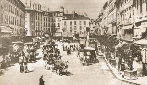 Fiacres place Grenette 1892