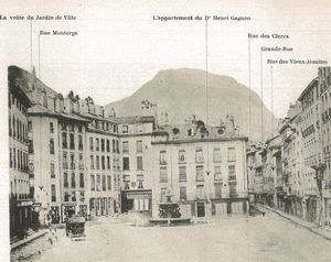 Place Grenette et la maison gagnon 1905