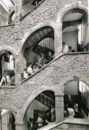 Les escaliers à Arthaud 1964