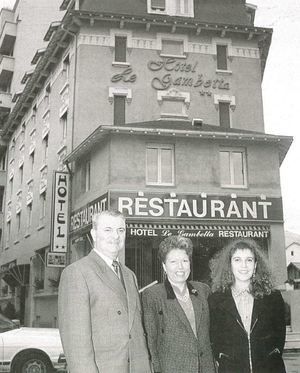 Les gérants de l'hôtel Gambetta 1943