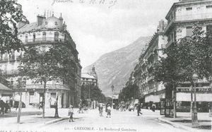 Boulevard Gambetta et le néron 1909
