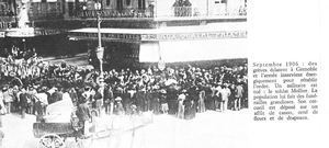 Enterrement du soldat mollier après les grèves de 1906 1906