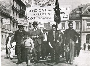 Manifestations place de Verdun 1934