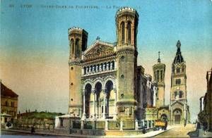 Lyon Notre-Dame de Fourvière la façade 1906