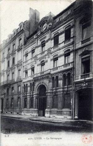 Grande synagogue de LyonSite WebItinéraire 1910