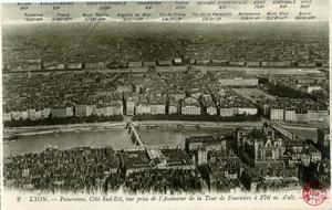 Panoramique de lyon 1944