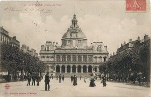 Hotel de ville de st Etienne 1904