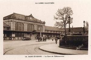 Gare de St Etienne, Chateaucreux 1935