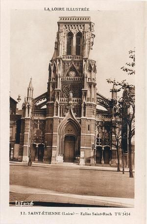 Eglise st Roch, St Etienne 1895
