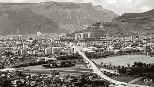 Vue aérienne de l'avenue Gabriel Péri 1968
