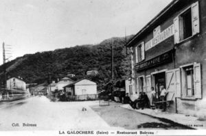 La galochère, Restaurant Boireau 1909