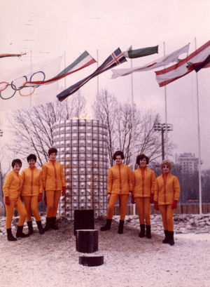 Les hôtesses dus jeux olympiques d'hiver de 68 1968