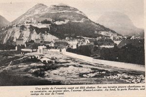 Vue aérienne de la future avenue alsace lorraine 1880