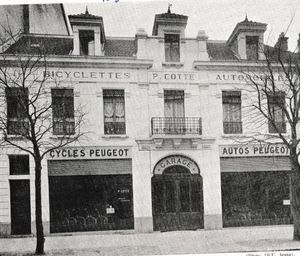 Facade de Peugeot 1913