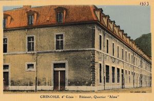 La caserne du quartier de l'alma 1912