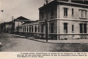 Inauguration du groupe scolaire Anatole France  1935