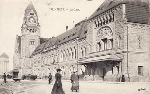 La gare de Metz 1915