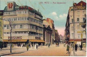 L'ancien Prisunic de Metz rue Serponoise 1935