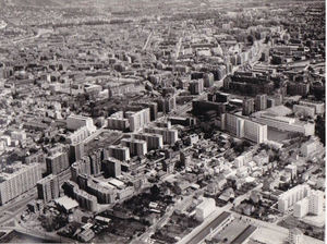 Vue panoramique du quartier olympique 1968