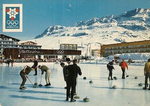La patinoire de Chamrousse pour les JO 1968