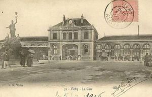 Gare SNCF de Vichy 1880