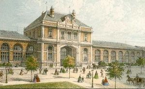 Vichy, reine des villes d'eau, la gare 1880