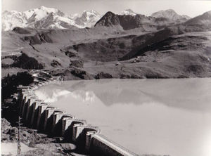 Barrage de Roselend 1964