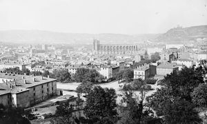 Vienne, vue générale depuis les hauteurs 1917