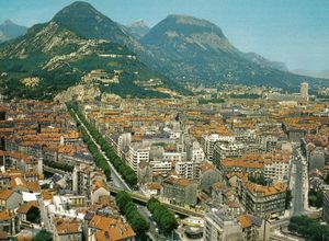 Grenoble, jean jaures, chamechaude et st Eynard 1968