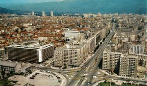 Entrée à Grenoble par le boulevard joseph Valier 1969