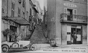 Les ruelles de Tullins, début du siècle 1903
