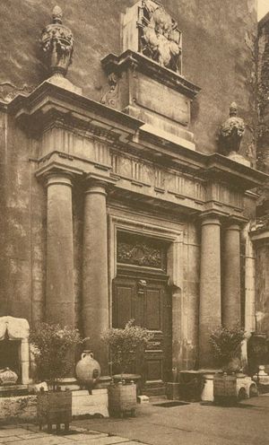 Porte de l'ancien couvent de la visitation (sainte marie d'en bas) 1909
