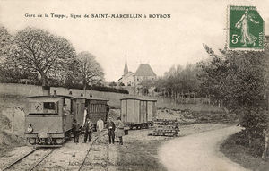 Ligne en direction de saint marcellin 1906