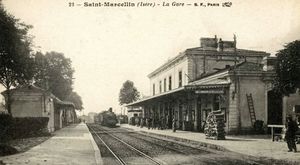 Gare de saint Marcellin 1906