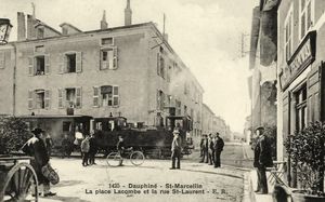 Place lacombe, et rue saint Laurent 1906