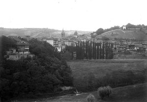 Vue panoramique de saint marcellin 1906