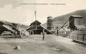 Le puits Sainte Marie, construit en 1902 et mis en service en 1905 1910
